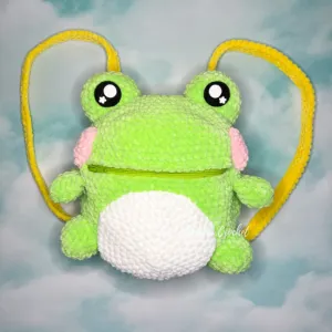 Frog Backpack Crochet Pattern