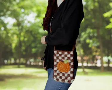 Pumpkin Crossbody Bag