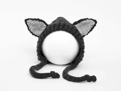 Cat Pixie Bonnet Hat