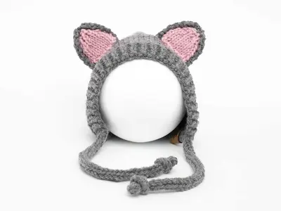 Mouse Pixie Bonnet Hat