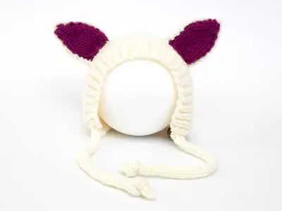 Bunny Pixie Bonnet Hat