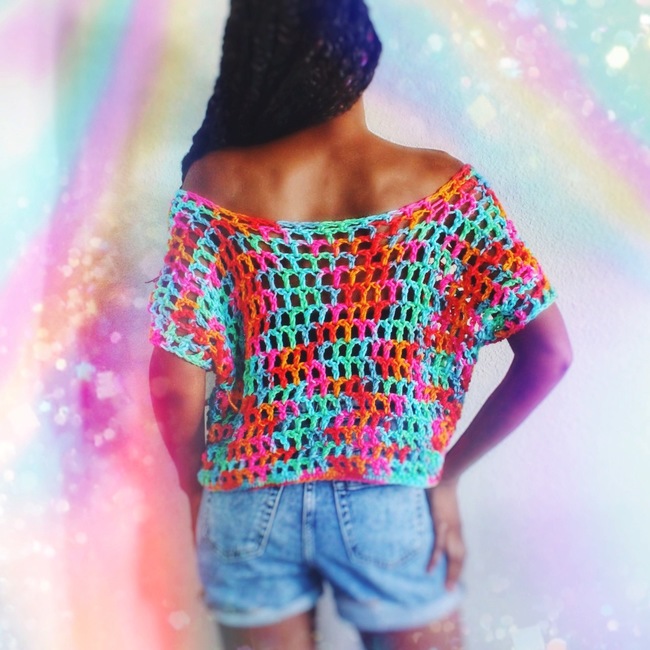 FREE The Beach Stars Crochet Top: Crochet pattern