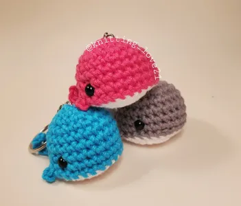 Baby Whale Keychain