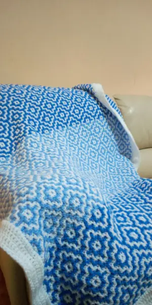 By The Sea Mosaic Blanket