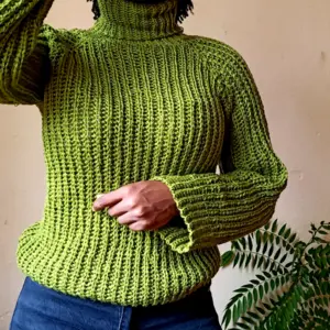 Crochet turtleneck Sweater