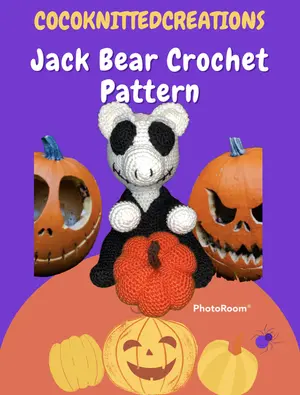 Jack bear crochet pattern