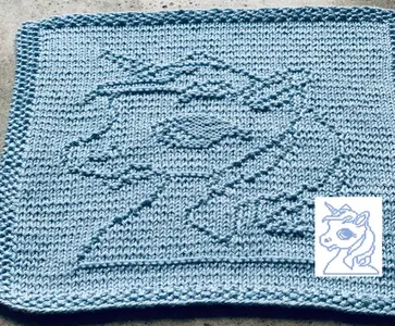 Nr. 27 Unicorn 65 stitches