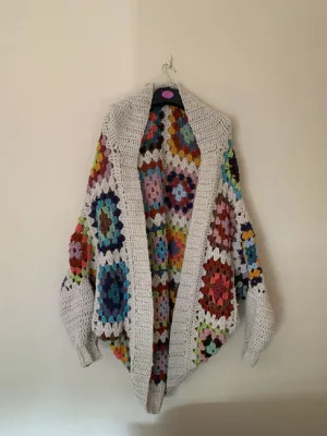 Granny Square shrug cardigan