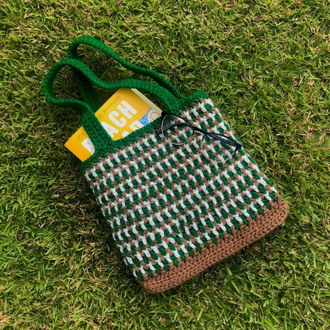 mini crochet tote bag pattern: Crochet pattern Ribblr