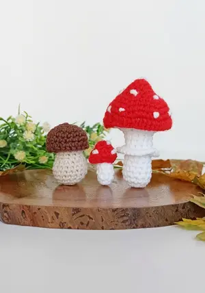 Mushrooms crochet pattern