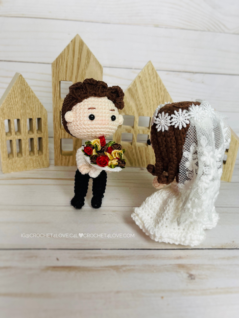 Wedding dolls: Crochet pattern