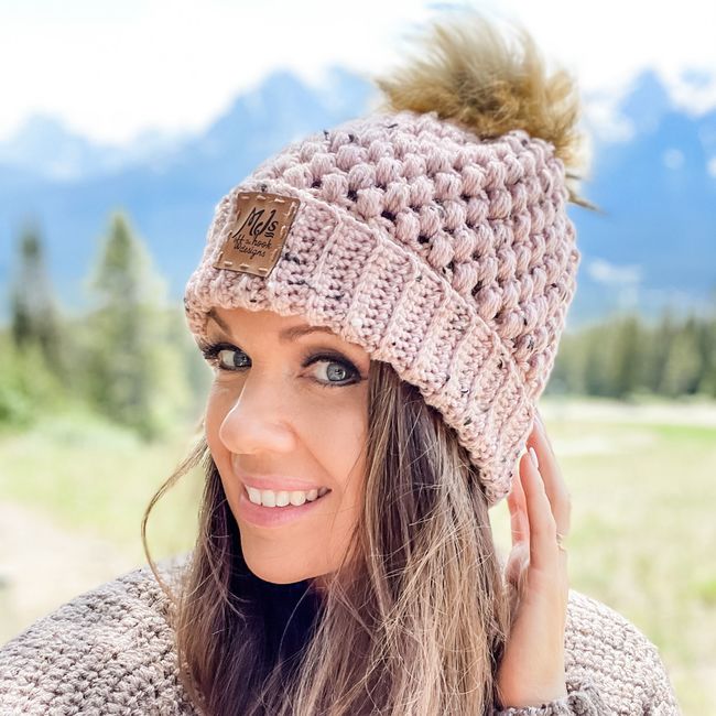 Pebble Puff Stitch Crochet Hat tutorial now on ! Blog post