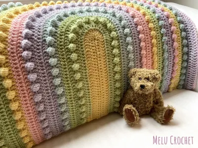 Lollipop Rainbow Blanket