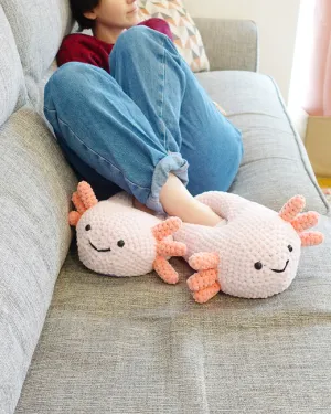 Chunky Axolotl Slippers