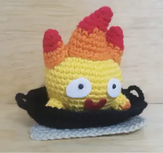 Calcifer amigurumi