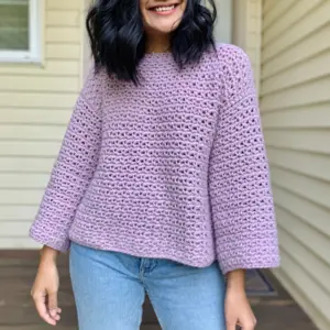 easy chunky crochet sweater