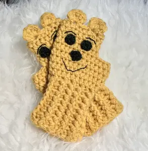 Cozy Up with Pooh Fingerless Gloves