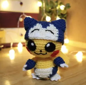 Pika Snorlax Amigurumi