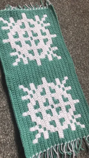 Mosaic Crochet Snowflake Pattern
