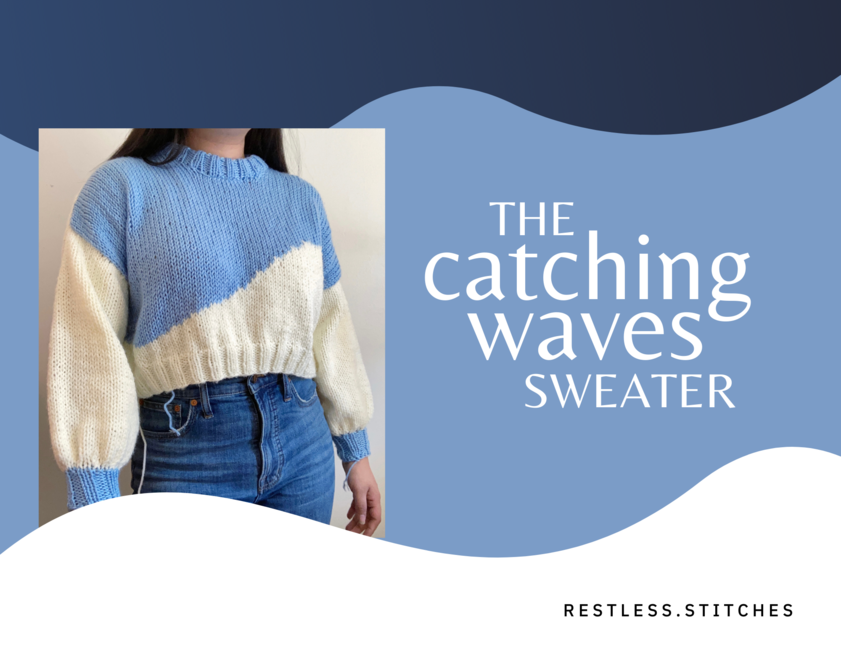 Catching Waves Sweater: Knitting pattern   Ribblr
