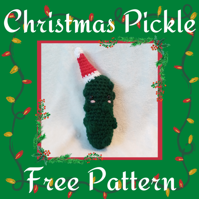 Pickle Ornament Crochet Pattern