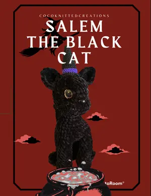 Salem the black cat