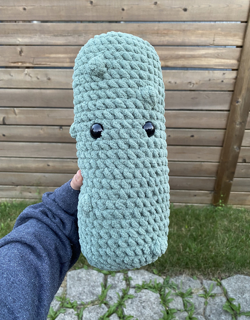 How to Crochet a Pickle! (Beginner-Friendly) 