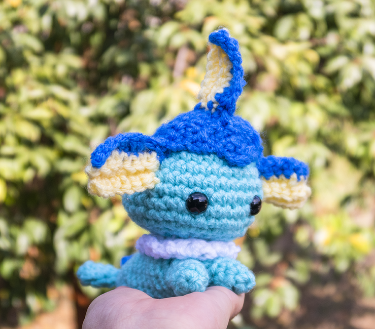 vaporeon plush pattern