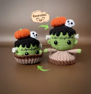 Reversible Frankenstein Cupcake