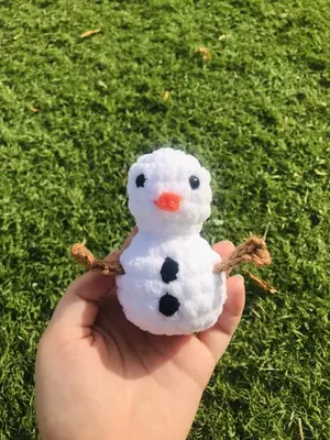 Mini Snowman - No sew