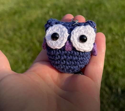 mini owl keychain