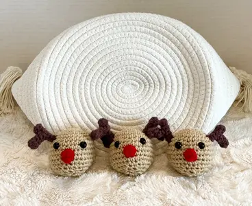 Mini Crochet Reindeer