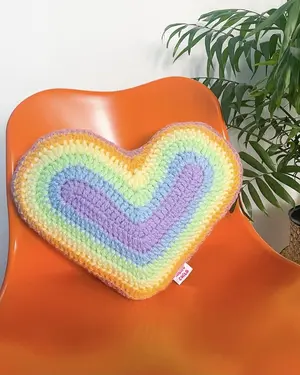 Pride Heart Cushion