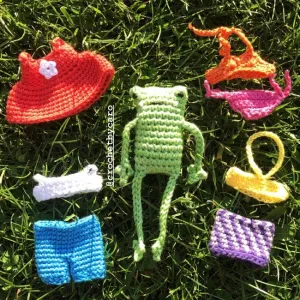 No sew Fashion Froggy clothes