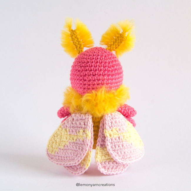 rosy maple moth plush