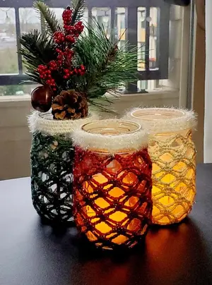 Christmas Jar Cozy