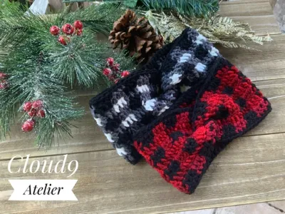 Buffalo Plaid Headband