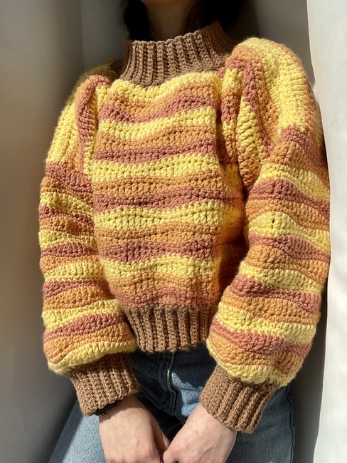 The Maelle Sweater: Crochet pattern | Ribblr