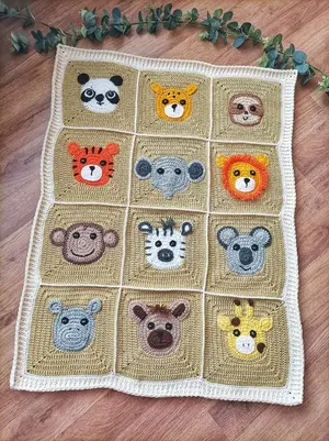 Jungle Baby Blanket