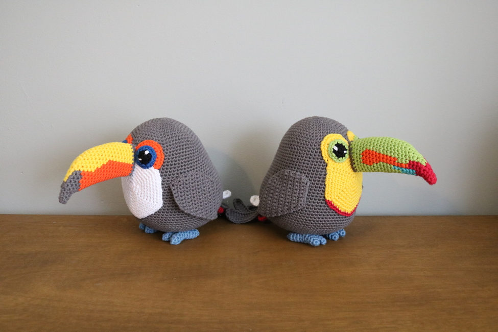 Tocita the toucan!!! An amigurumi toco toucan from zoomigurumi book 9.  Details in comment. : r/crochet