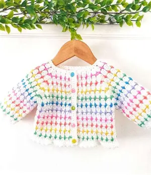 Rainbow Drops Cardigan