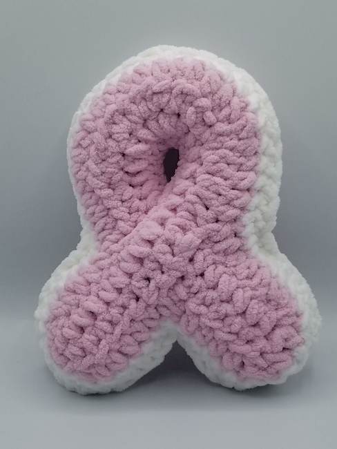 Pattern Crochet Blanket Cancer Ribbons 