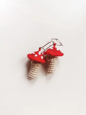 Toadstool Earrings