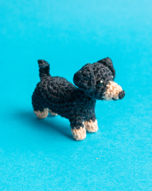 Ditmar the Dachshund: Crochet pattern