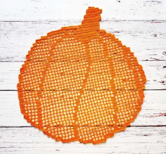 Pumpkin Doily