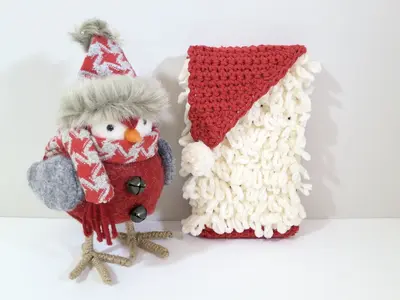 Santa Inspired Phone Pouch