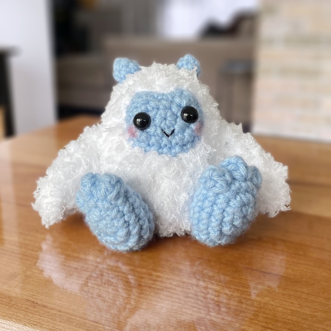 Baby Yeti Crochet Pattern – Ohana Craft Amigurumi