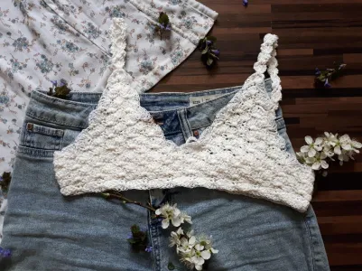 Crochella Crochet Top - Crocheted Bralette Pattern