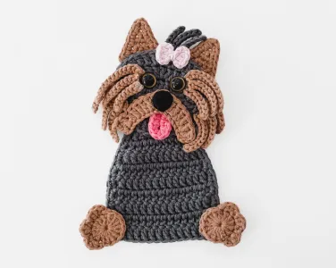 Björk The Yorkie - Dog Applique