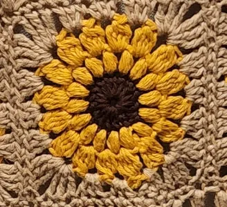 Sunflower Granny Square